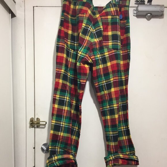 REGAL WEAR WIDE LEG PLAID PANTS SIZE 36 - Picture 9 of 11
